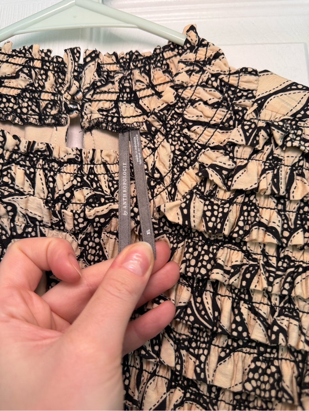 Anthropologie Long Sleeve Printed Dress - Picture 5 of 12